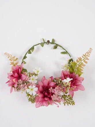 Artificial Plant 45*45cm Eucalyptus wreath GS-75824006 WREATH 3,000+ sqm showroom with thousands of artificial flowers, plants & trees ready for global sourcing.