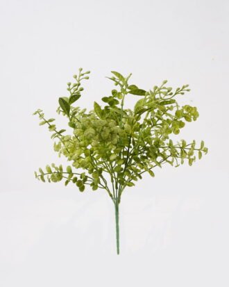 Artificial Flower 27*27*36cm Eucalyptus *5 bush GS-65224003 2024Oct YeahFlower is one of Chinese leading OEM manufacturers and exporters , supplying the silk flowers, wholesale artificial trees