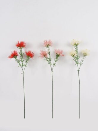 Artificial Flower 26*26*84cm Flower *3 single stem GS-73024014-R2 Single Flowers 3,000+ sqm showroom with thousands of artificial flowers, plants & trees ready for global sourcing.
