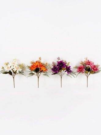 Artificial Flower 20*20*33cm Flower *6 bush GS-52824013 Flowers Bush 3,000+ sqm showroom with thousands of artificial flowers, plants & trees ready for global sourcing.