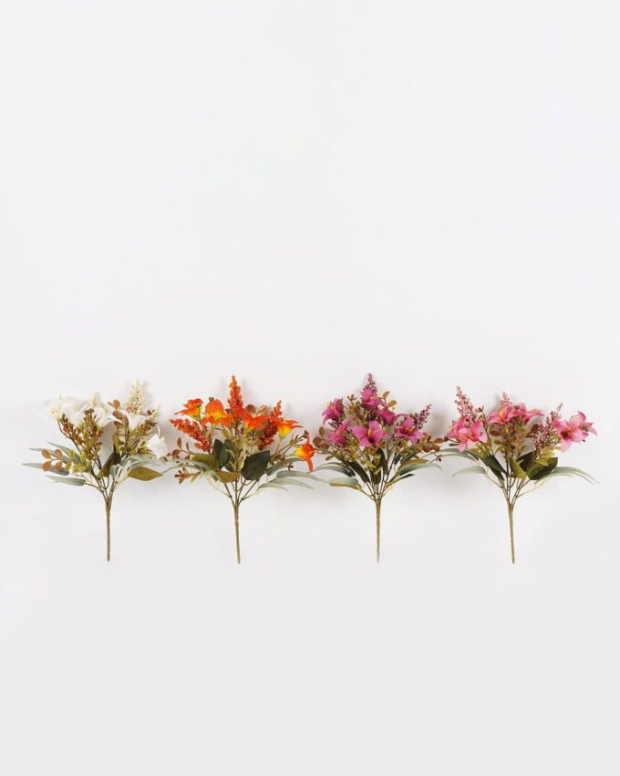 Artificial Flower 25*25*30cm Lily *6 bush GS-52824015 Flowers Bush YeahFlower is one of Chinese leading OEM manufacturers and exporters , supplying the silk flowers, wholesale artificial trees