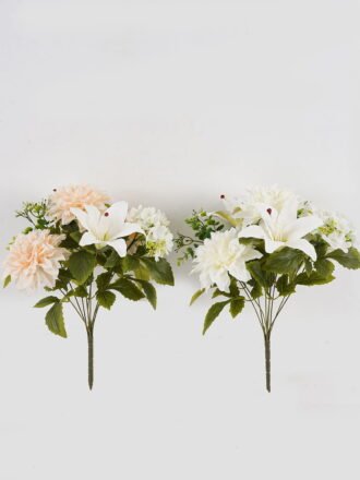 Artificial Flower 34*34*43cm Peony&Chrysanthemum *9 bush GS-38024002-W1 Flowers Bush 3,000+ sqm showroom with thousands of artificial flowers, plants & trees ready for global sourcing.