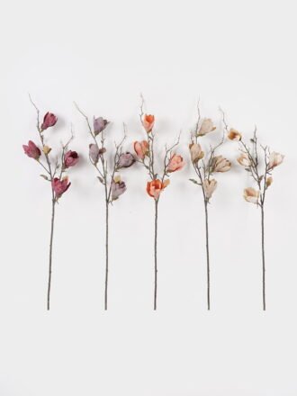 Artificial Flower 19*19*80cm Magnolia flower single stem GS-58824049-O1 Single Flowers 3,000+ sqm showroom with thousands of artificial flowers, plants & trees ready for global sourcing.