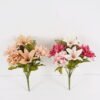 Artificial Flower 30*30*42cm Orchid&Peony&Hydrangea *9 bush GS-61524026 Flowers Bush YeahFlower is one of Chinese leading OEM manufacturers and exporters , supplying the silk flowers, wholesale artificial trees