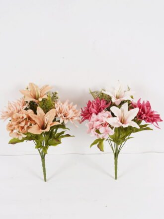 Artificial Flower 18*18*38cm Chrysanthemum *6 bush GS-52824007 2024Oct YeahFlower is one of Chinese leading OEM manufacturers and exporters , supplying the silk flowers, wholesale artificial trees
