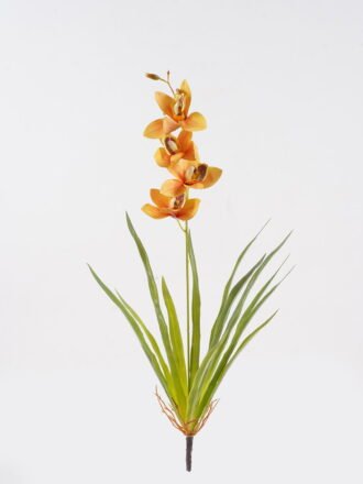 Artificial Flower 20*20*58cm Orchid bush GS-75224003-Y1 Single Flowers 3,000+ sqm showroom with thousands of artificial flowers, plants & trees ready for global sourcing.