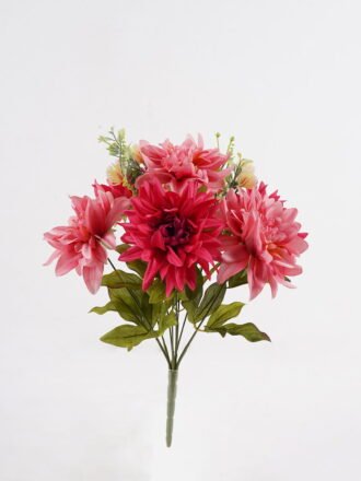 Artificial Flower 32*32*42cm Dahlia *9 bush GS-61524010 Flowers Bush 3,000+ sqm showroom with thousands of artificial flowers, plants & trees ready for global sourcing.
