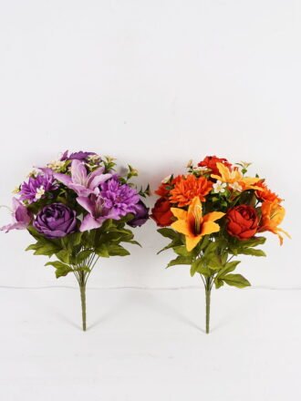 Artificial Flower 33*33*46cm Peony&Hydrangea&Rose *18 bush GS-61524031 Flowers Bush 3,000+ sqm showroom with thousands of artificial flowers, plants & trees ready for global sourcing.