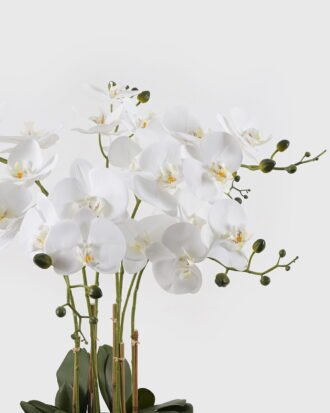 Artificial Flower 60*60*76cm Phalaenopsis *7 in PP pot GS-76324005 2024Nov YeahFlower is one of Chinese leading OEM manufacturers and exporters , supplying the silk flowers, wholesale artificial trees