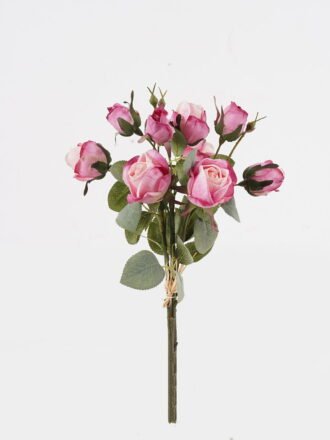 Artificial Flower 19*19*45cm Rose *3 bundle GS-25824007 Bouquet 3,000+ sqm showroom with thousands of artificial flowers, plants & trees ready for global sourcing.