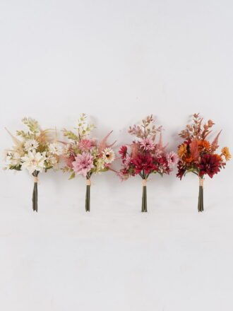 Artificial Flower 24*24*33cm Dahlia&Hydrangea *8 bundle GS-52824034 Bouquet 3,000+ sqm showroom with thousands of artificial flowers, plants & trees ready for global sourcing.