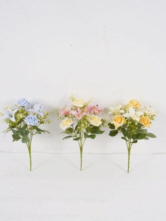 Artificial Flower 20*20*32cm Cedar & mum *7 bush GS-74224006 Flowers Bush 3,000+ sqm showroom with thousands of artificial flowers, plants & trees ready for global sourcing.