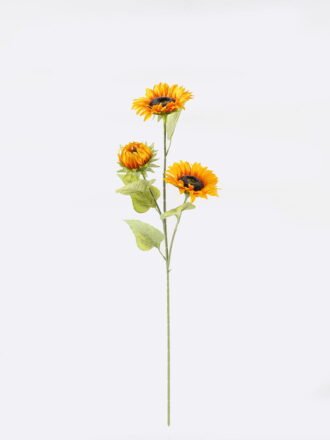 Artificial Flower 21*21*83cm Sunflower *3 single stem GS-63724004 Single Flowers 3,000+ sqm showroom with thousands of artificial flowers, plants & trees ready for global sourcing.