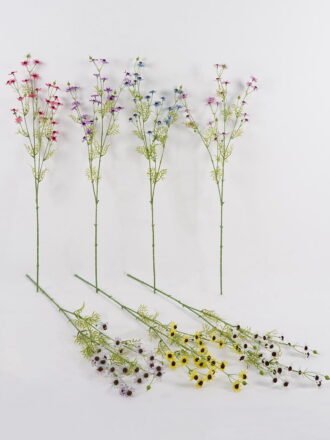 Artificial Flower 30*30*90cm wild chrysanthemum single stem GS-73124001-R1 Single Flowers 3,000+ sqm showroom with thousands of artificial flowers, plants & trees ready for global sourcing.