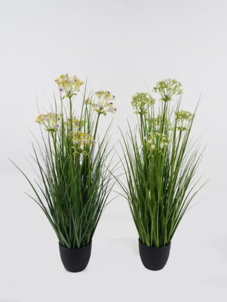 Artificial Grass 49*49*58cm Orchid *12 in PP pot GS-61924060 Grass&PLANT 3,000+ sqm showroom with thousands of artificial flowers, plants & trees ready for global sourcing.