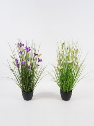 Artificial Grass 60*60*85cm Orchid *20 in PP pot GS-61924059 Grass&PLANT 3,000+ sqm showroom with thousands of artificial flowers, plants & trees ready for global sourcing.