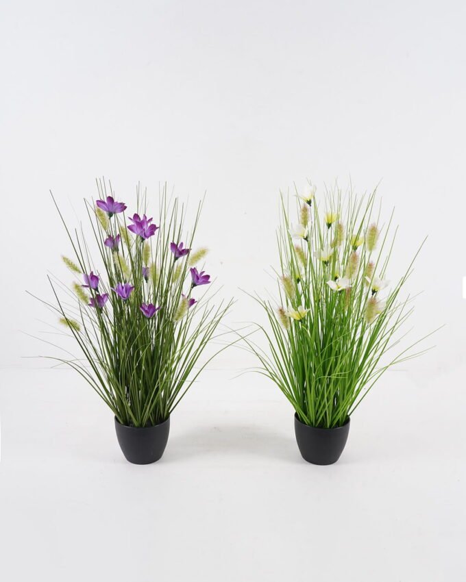 Artificial Grass 49*49*58cm Orchid *12 in PP pot GS-61924060 2024Oct YeahFlower is one of Chinese leading OEM manufacturers and exporters , supplying the silk flowers, wholesale artificial trees