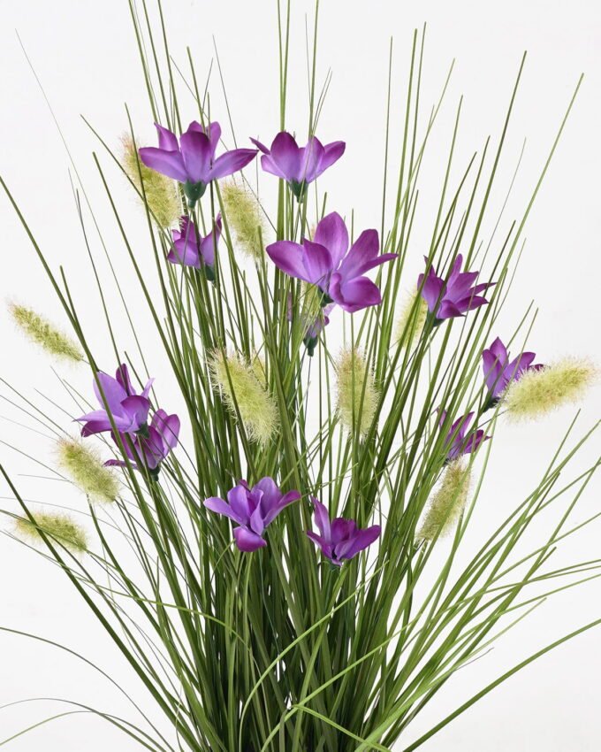 Artificial Grass 49*49*58cm Orchid *12 in PP pot GS-61924060 2024Oct YeahFlower is one of Chinese leading OEM manufacturers and exporters , supplying the silk flowers, wholesale artificial trees