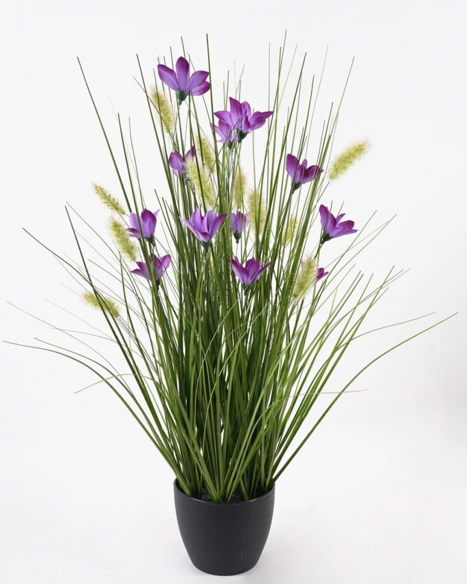 Artificial Grass 49*49*58cm Orchid *12 in PP pot GS-61924060 2024Oct YeahFlower is one of Chinese leading OEM manufacturers and exporters , supplying the silk flowers, wholesale artificial trees