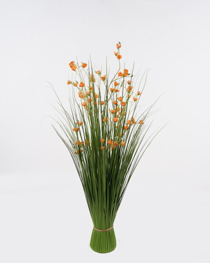 Artificial Grass 55*55*90cm Trollflower *7 potted grass GS-61924065 Grass&PLANT 3,000+ sqm showroom with thousands of artificial flowers, plants & trees ready for global sourcing.