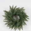 Artificial Plant 36*36*cm  Cypress leaf wreath GS-76024012 Christmas Item YeahFlower is one of Chinese leading OEM manufacturers and exporters , supplying the silk flowers, wholesale artificial trees