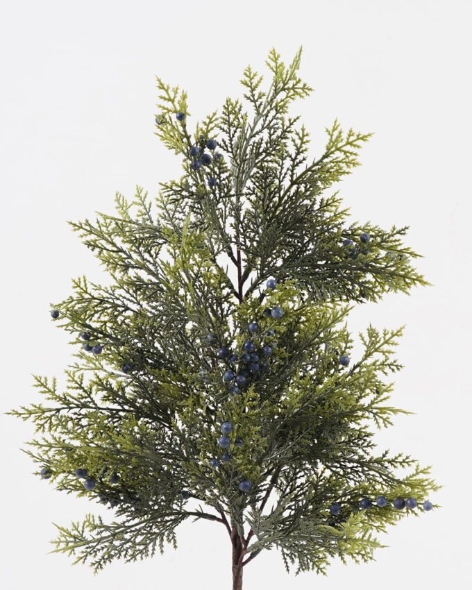 Artificial Plant 25*25*61cm Cypress leaf berry single stem GS-76024006 Christmas Item YeahFlower is one of Chinese leading OEM manufacturers and exporters , supplying the silk flowers, wholesale artificial trees