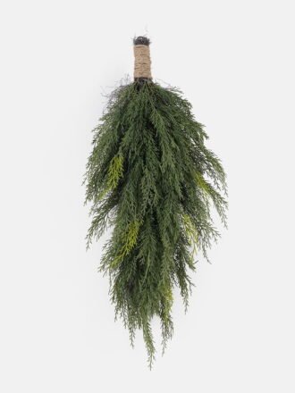Artificial Plant 61*61cm Cypress leaf  wreath GS-76024018 Christmas Item 3,000+ sqm showroom with thousands of artificial flowers, plants & trees ready for global sourcing.