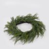Artificial Plant 61*61cm Cypress leaf  wreath GS-76024018 Christmas Item YeahFlower is one of Chinese leading OEM manufacturers and exporters , supplying the silk flowers, wholesale artificial trees