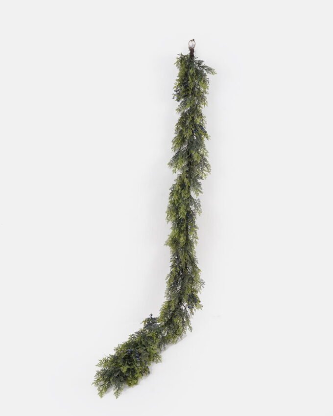 Artificial Plant 20*180cm Mixed Cypress leaf berry  garland GS-76024010 Christmas Item YeahFlower is one of Chinese leading OEM manufacturers and exporters , supplying the silk flowers, wholesale artificial trees