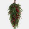 Artificial Plant 28*71cm Mixed Cypress leaf berry  hanging GS-76024003 2024Nov YeahFlower is one of Chinese leading OEM manufacturers and exporters , supplying the silk flowers, wholesale artificial trees