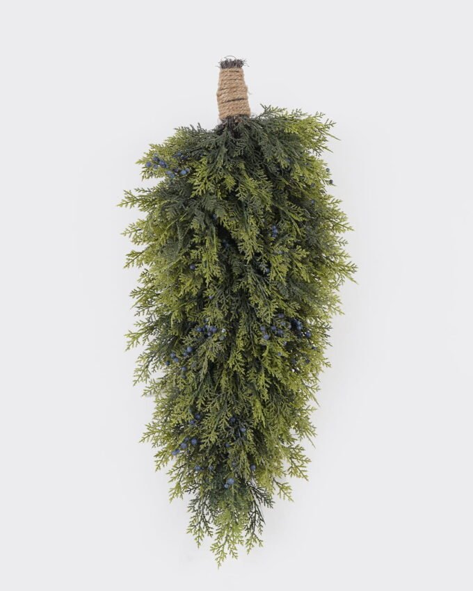 Artificial Plant 30*67cm Mixed Cypress leaf berry hanging GS-76024009 Christmas Item YeahFlower is one of Chinese leading OEM manufacturers and exporters , supplying the silk flowers, wholesale artificial trees