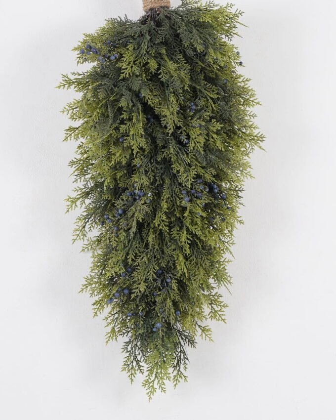 Artificial Plant 30*67cm Mixed Cypress leaf berry hanging GS-76024009 Christmas Item YeahFlower is one of Chinese leading OEM manufacturers and exporters , supplying the silk flowers, wholesale artificial trees