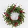 Artificial Plant 56*56cm Mixed Cypress leaf berry wreath GS-76024004 2024Nov YeahFlower is one of Chinese leading OEM manufacturers and exporters , supplying the silk flowers, wholesale artificial trees