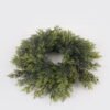 Artificial Plant 36*36cm Mixed Cypress leaf berry wreath GS-76024007 Christmas Item YeahFlower is one of Chinese leading OEM manufacturers and exporters , supplying the silk flowers, wholesale artificial trees