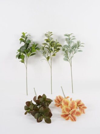 Artificial Plant 30*30*74cm Peperomia *3 single stem GS-70524005 Leaves&Sprays&Foliages 3,000+ sqm showroom with thousands of artificial flowers, plants & trees ready for global sourcing.