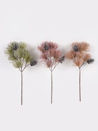 Artificial Plant 17*17*47cm Pine needle single stem GS-73024017-Y1 Leaves&Sprays&Foliages 3,000+ sqm showroom with thousands of artificial flowers, plants & trees ready for global sourcing.