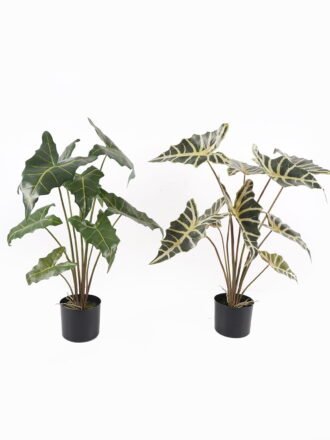 Artificial Table Plants 35*35*41cm leaf in Cement pot/9 lvs GS-14524012 Potted Flowers&Plants 3,000+ sqm showroom with thousands of artificial flowers, plants & trees ready for global sourcing.