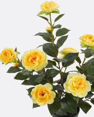 Artificial Table Plants 47*29*60cm Camellia bush *12 in PP pot/87 Lvs GS-59524037 2024Oct YeahFlower is one of Chinese leading OEM manufacturers and exporters , supplying the silk flowers, wholesale artificial trees