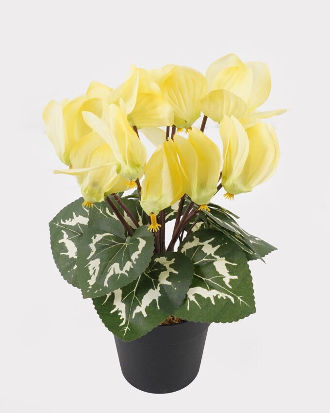 Artificial Table Plants 17*17*26cm Cyclamen persicum in PP pot GS-73324046 Potted Flowers&Plants 3,000+ sqm showroom with thousands of artificial flowers, plants & trees ready for global sourcing.
