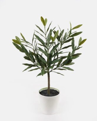 Artificial Table Plants 25*17*48cm Leaf plastic olive in PP pot/114 Lvs GS-59524038 2024Oct YeahFlower is one of Chinese leading OEM manufacturers and exporters , supplying the silk flowers, wholesale artificial trees
