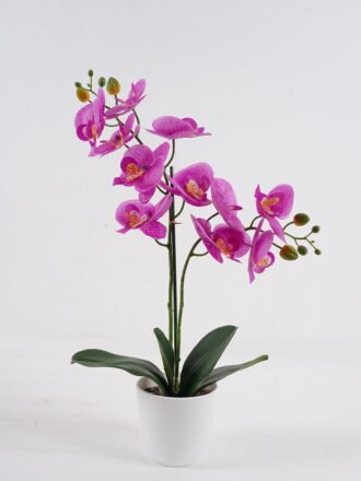 Artificial Table Plants 40*26*51cm Phalaenopsis *9 in PP pot GS-29424104 Potted Flowers&Plants 3,000+ sqm showroom with thousands of artificial flowers, plants & trees ready for global sourcing.