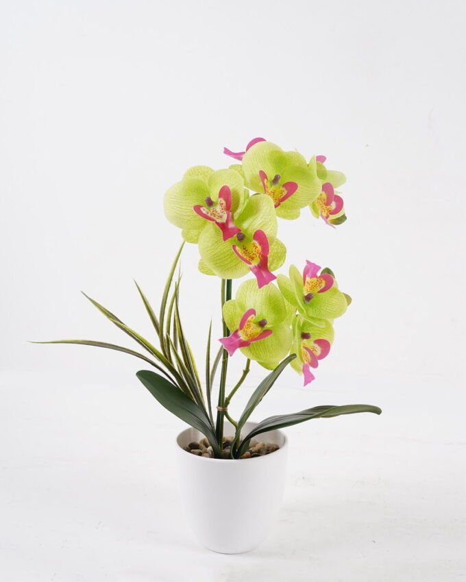 Artificial Table Plants 36*18*49cm Phalaenopsis *9 in PP pot GS-29424108 2024Oct YeahFlower is one of Chinese leading OEM manufacturers and exporters , supplying the silk flowers, wholesale artificial trees