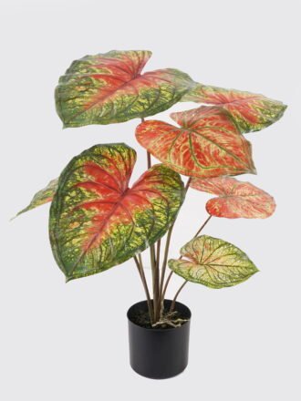 Artificial Table Plants 50*50*104cm Roundleaf *2  in PP pot GS-14524015 Potted Flowers&Plants 3,000+ sqm showroom with thousands of artificial flowers, plants & trees ready for global sourcing.