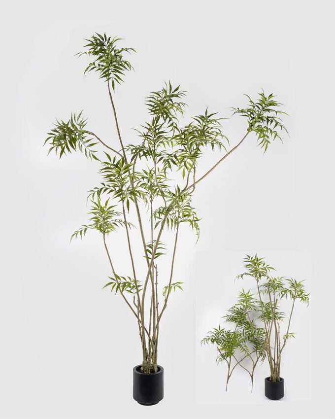 Artificial Tree 130*100*240cm (8′) Tree *4 in PP pot/92 lvs GS-48524017KD 2024Oct YeahFlower is one of Chinese leading OEM manufacturers and exporters , supplying the silk flowers, wholesale artificial trees