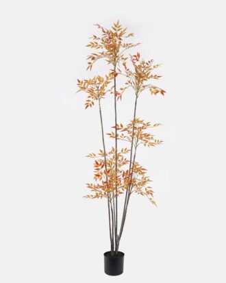 Artificial Tree 70*60*190cm Common Nandina tree *3 in PP pot GS-48524024 2024Oct YeahFlower is one of Chinese leading OEM manufacturers and exporters , supplying the silk flowers, wholesale artificial trees