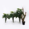 Artificial Tree 110*110*210cm Monstera in PP pot/51 lvs GS-30424056KD 2024Oct YeahFlower is one of Chinese leading OEM manufacturers and exporters , supplying the silk flowers, wholesale artificial trees