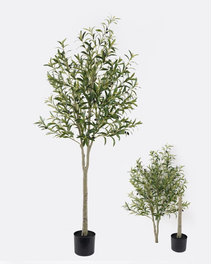 Artificial Tree 64*47*180cm Olive tree in PP pot GS-48524038KD 2024Oct YeahFlower is one of Chinese leading OEM manufacturers and exporters , supplying the silk flowers, wholesale artificial trees