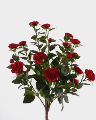 Artificial Tree 50*38*125cm Safflower Camellia tree in PP pot GS-59524044KD-R1 2024Oct YeahFlower is one of Chinese leading OEM manufacturers and exporters , supplying the silk flowers, wholesale artificial trees