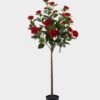 Artificial Tree 50*38*125cm Safflower Camellia tree in PP pot GS-59524044KD-R1 2024Oct YeahFlower is one of Chinese leading OEM manufacturers and exporters , supplying the silk flowers, wholesale artificial trees