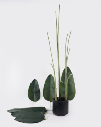 Artificial Tree 110*82*240cm Strelitziaceae *3 in PP pot/12 lvs GS-48524031KD 2024Oct YeahFlower is one of Chinese leading OEM manufacturers and exporters , supplying the silk flowers, wholesale artificial trees